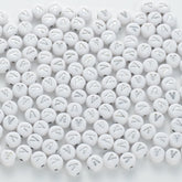 BD00105-02-silver-letter-white-opaque-coin-alphabet-beads-single-v-4×7mm